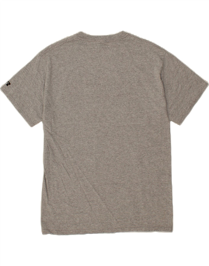 RUSSELL ATHLETIC Mens Auburn Graphic T-Shirt Top UK 38/40 Medium Grey Vintage Russell Athletic and Second-Hand Russell Athletic from Messina Hembry 