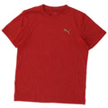 Puma Mens T-Shirt Top Medium Red Polyester