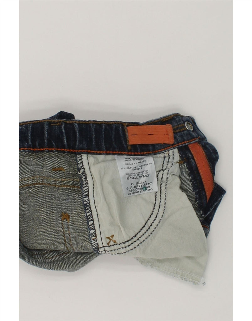 WRANGLER Boys Denim Shorts 5-6 Years W20 Navy Blue Cotton | Vintage Wrangler | Thrift | Second-Hand Wrangler | Used Clothing | Messina Hembry 