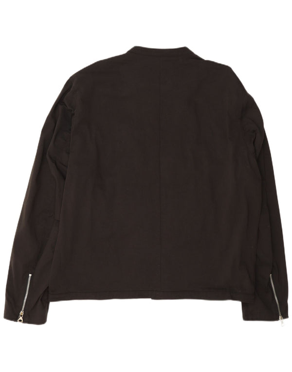 Diesel Mens Bomber Jacket UK 44 2XL Black