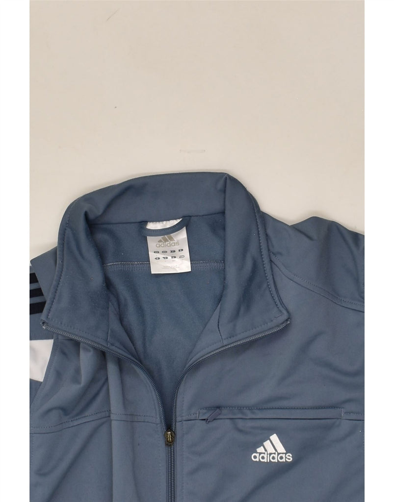 ADIDAS Mens Graphic Tracksuit Top Jacket Large Grey Colourblock Polyester | Vintage Adidas | Thrift | Second-Hand Adidas | Used Clothing | Messina Hembry 