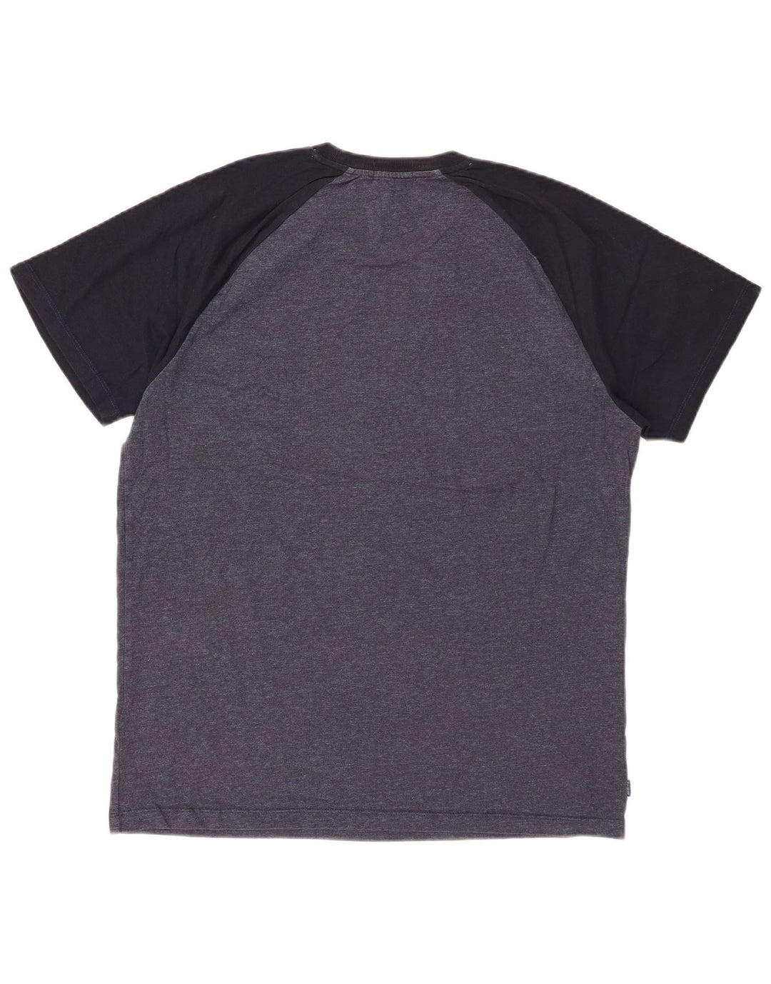 SUPERDRY Mens T-Shirt Top 2XL Navy Blue Colourblock Cotton