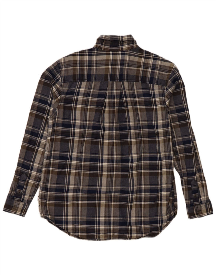 The North Face Womens Flannel Shirt UK 14 Medium Multicoloured Check Cotton