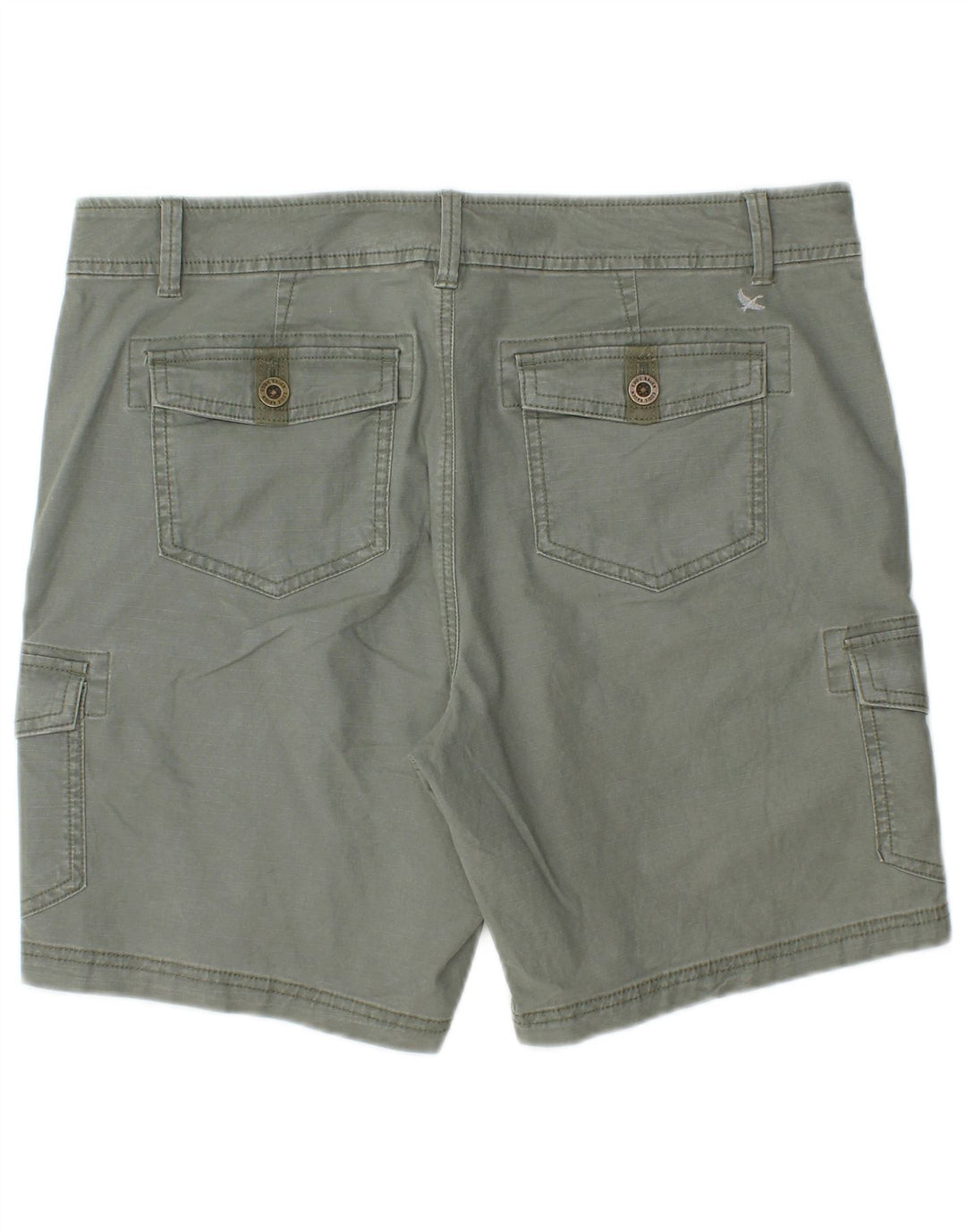 Eddie Bauer Womens Cargo Shorts US 12 Large W36 Khaki Cotton