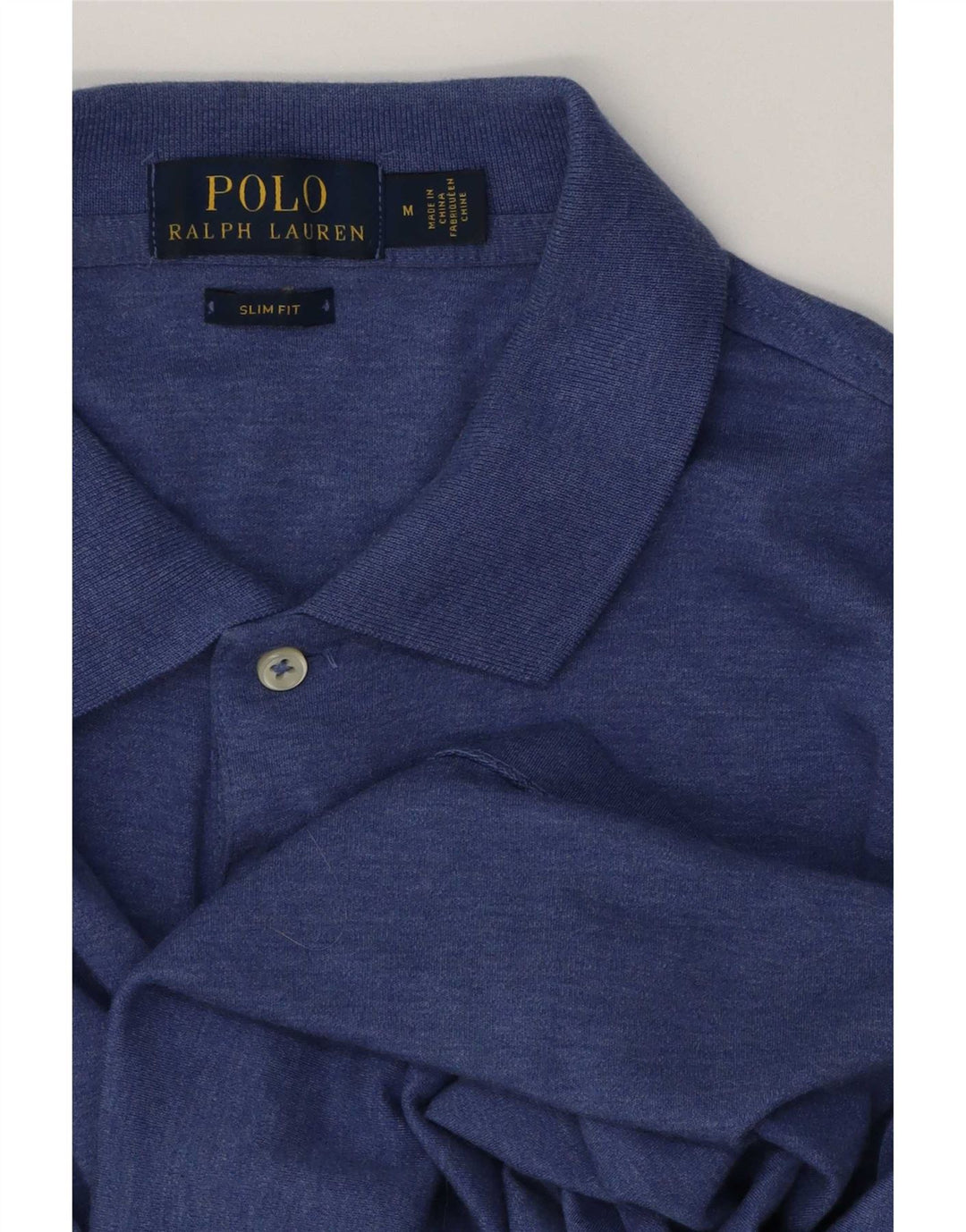 Polo Ralph Lauren Mens Slim Fit Polo Shirt Medium Blue