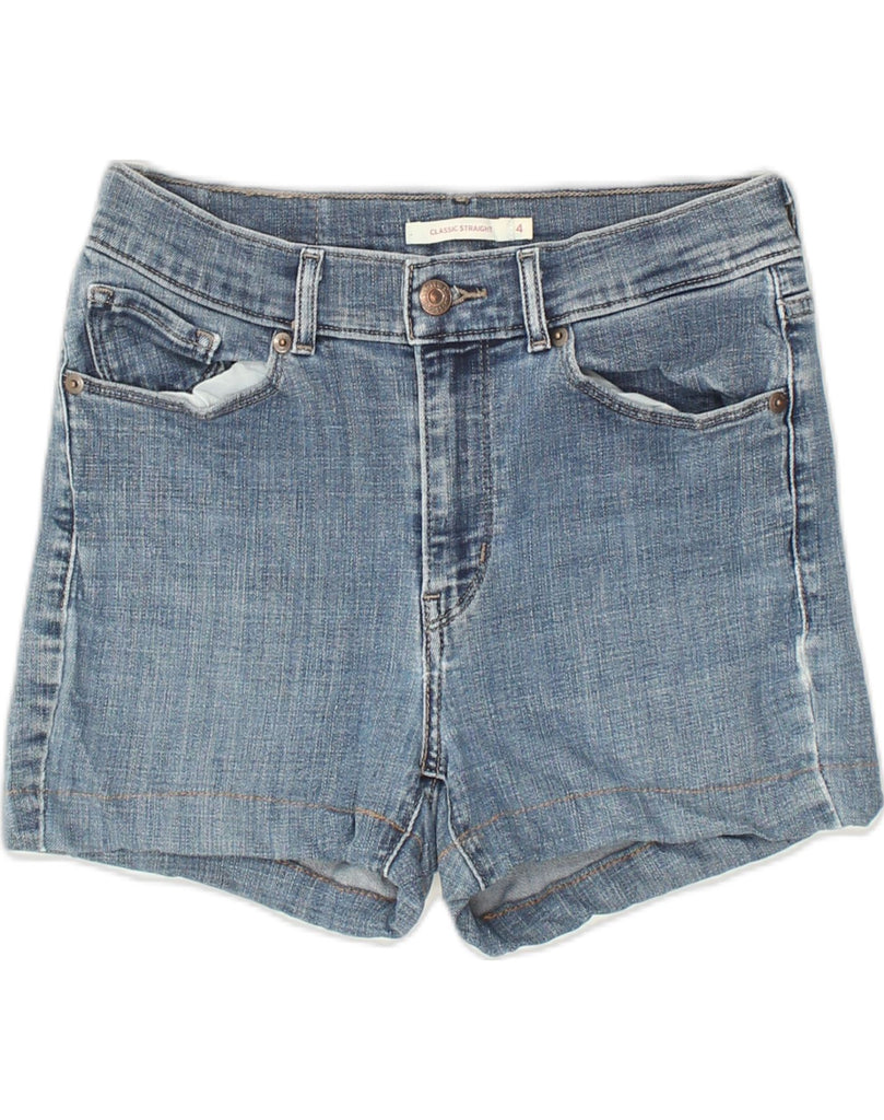 LEVI'S Womens Classic Fit Denim Shorts US 4 Small W27 Blue Cotton | Vintage Levi's | Thrift | Second-Hand Levi's | Used Clothing | Messina Hembry 