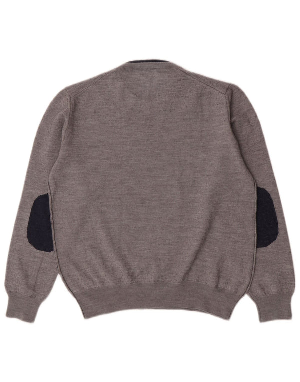 Nero Giardini Boys Crew Neck Jumper Sweater 11-12 Years Grey Flecked