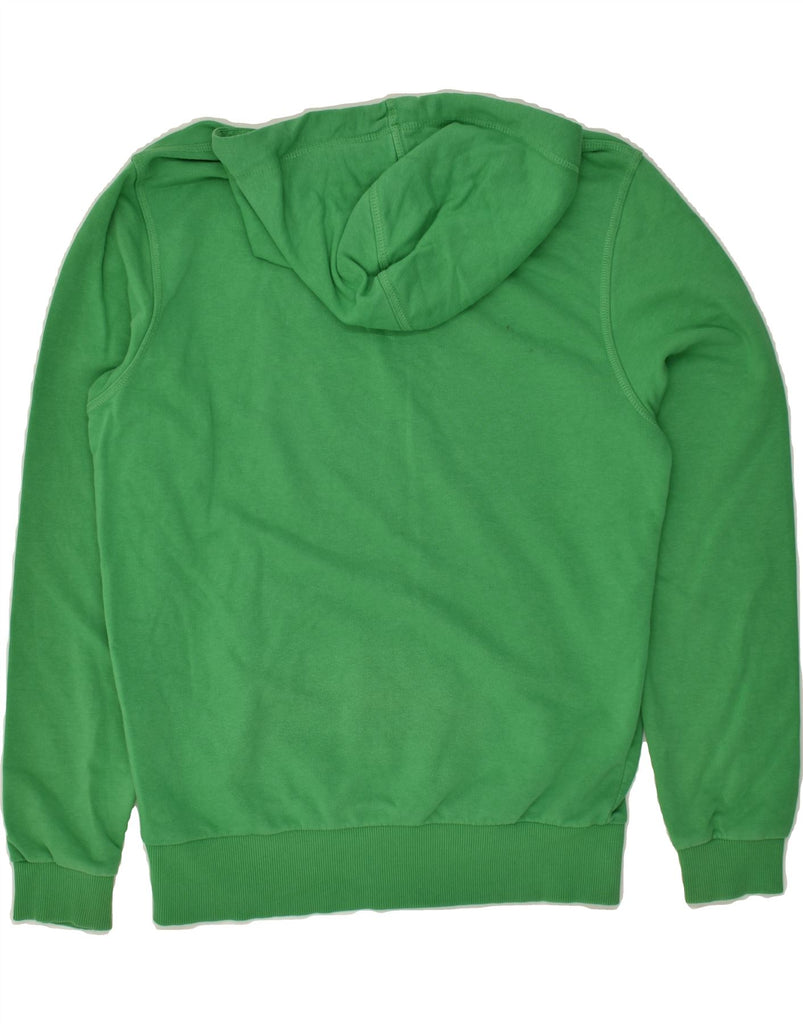 PUMA Mens Hoodie Jumper Medium Green | Vintage Puma | Thrift | Second-Hand Puma | Used Clothing | Messina Hembry 