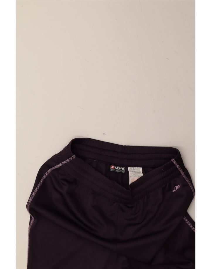 LOTTO Womens Tracksuit Trousers UK 14 Large  Purple Polyester Vintage Lotto and Second-Hand Lotto from Messina Hembry 