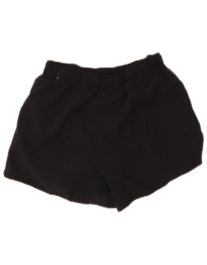 Nike Womens Dri Fit Sport Shorts UK 8 Small Black Polyester