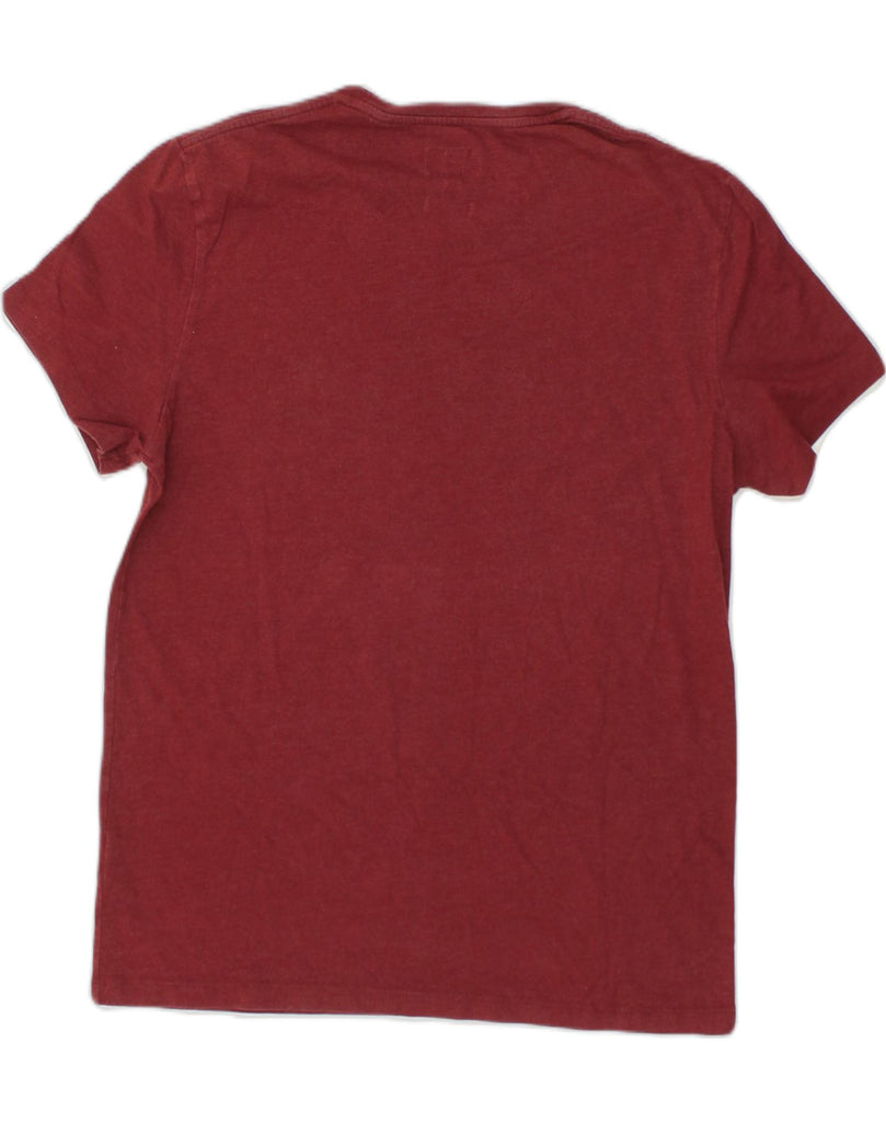 JACK WILLS Mens Graphic T-Shirt Top Small Burgundy Cotton | Vintage Jack Wills | Thrift | Second-Hand Jack Wills | Used Clothing | Messina Hembry 