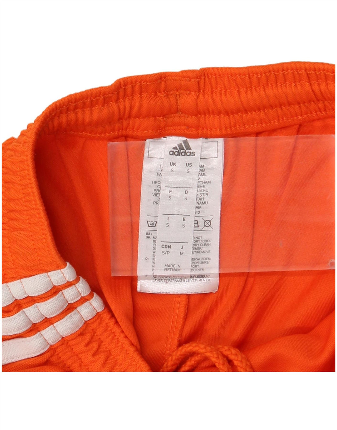Adidas Mens Aeroready Sport Shorts Small  Orange Polyester