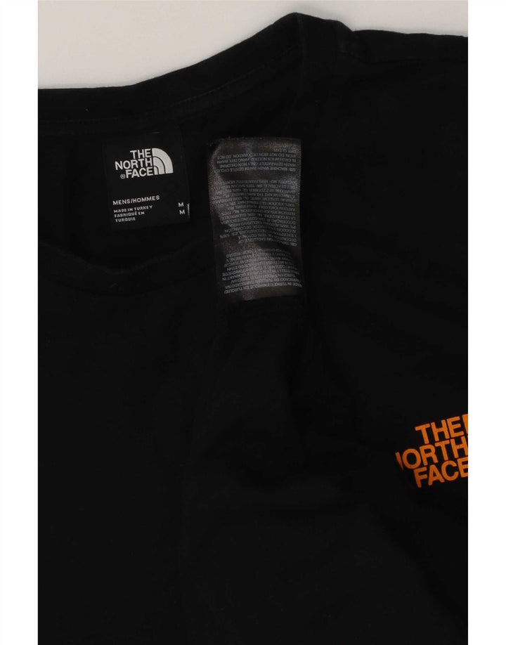The North Face Mens Graphic T-Shirt Top Medium Black Cotton