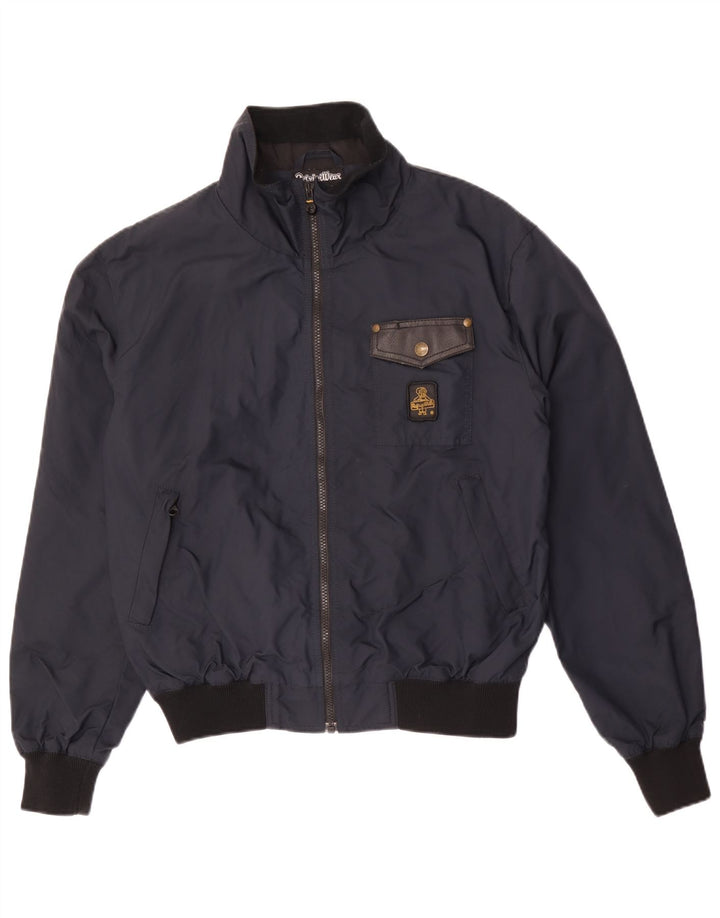 Refrigiwear Mens Bomber Jacket UK 40 Large Navy Blue Polyamide