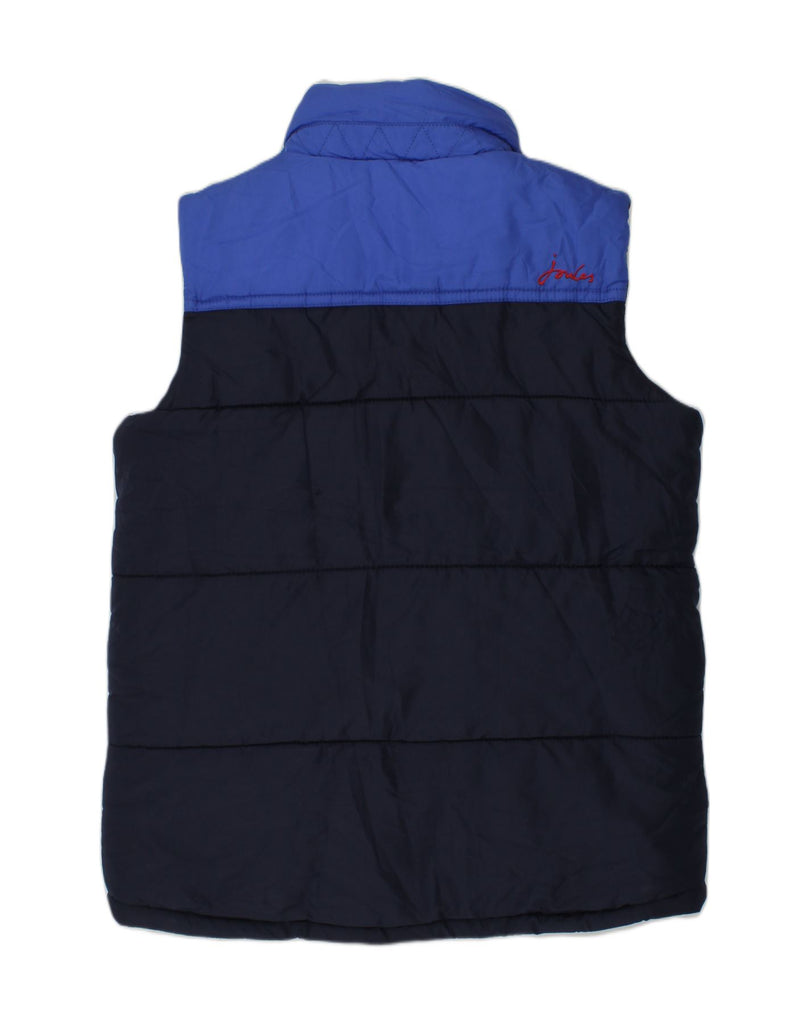 JOULES Boys Padded Gilet 9-10 Years Navy Blue Colourblock Polyester | Vintage Joules | Thrift | Second-Hand Joules | Used Clothing | Messina Hembry 