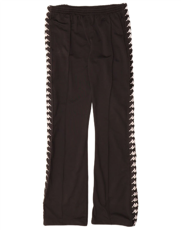 Kappa Mens Graphic Tracksuit Trousers Large Black