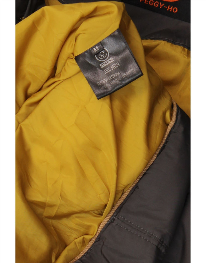 Peggy-Ho Womens Hooded Padded Coat UK 14 Medium Grey Polyester