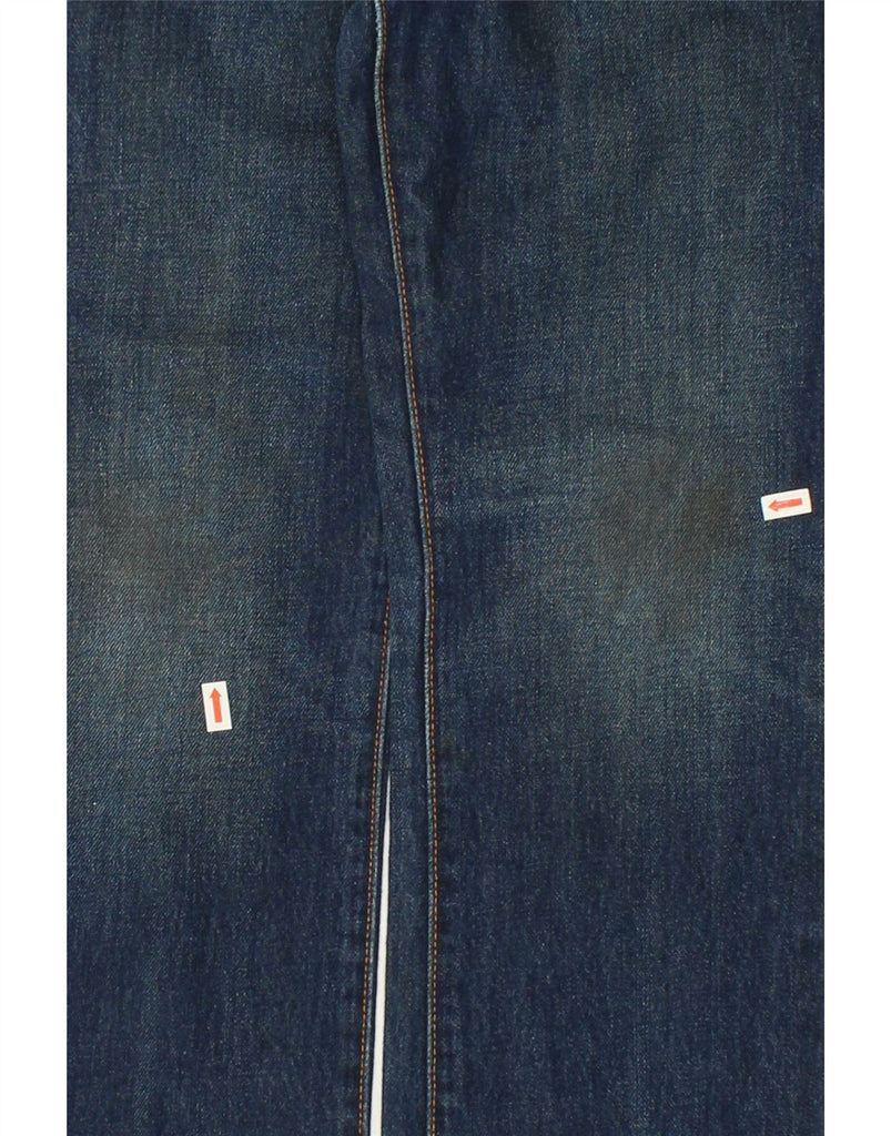 LEVI'S Womens Straight Jeans W26 L27 Navy Blue Cotton | Vintage Levi's | Thrift | Second-Hand Levi's | Used Clothing | Messina Hembry 