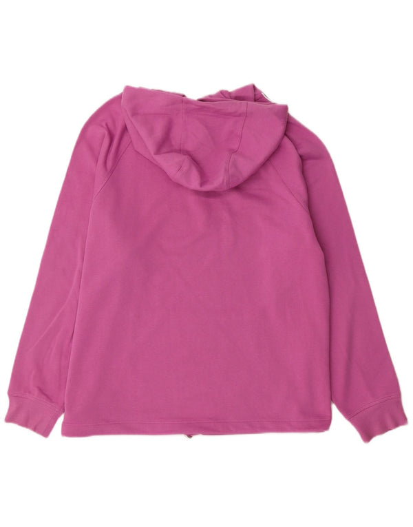 Calvin Klein Womens Graphic Hoodie Jumper UK 18 XL Pink Colourblock