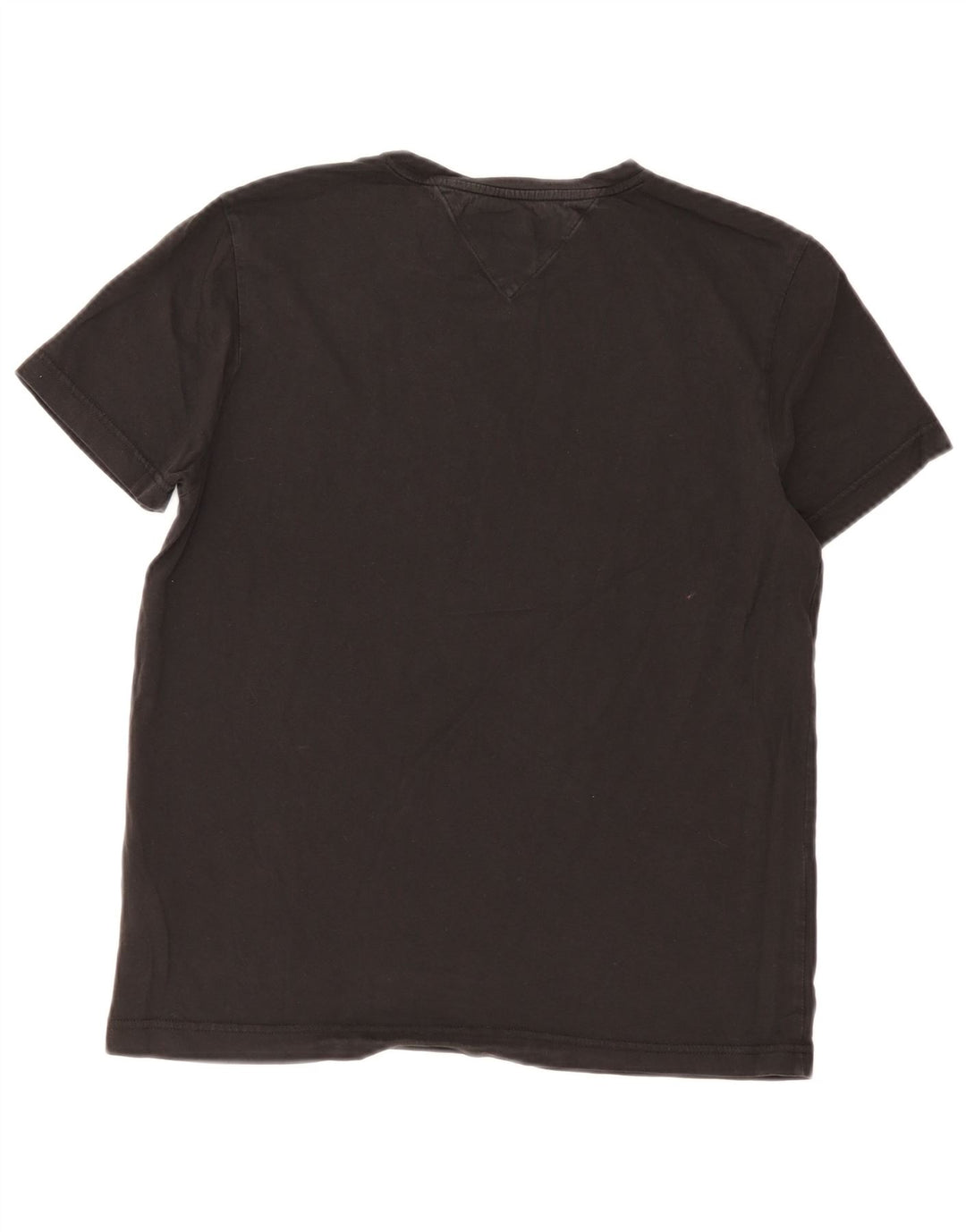 Tommy Hilfiger Mens Graphic T-Shirt Top Medium Black Cotton