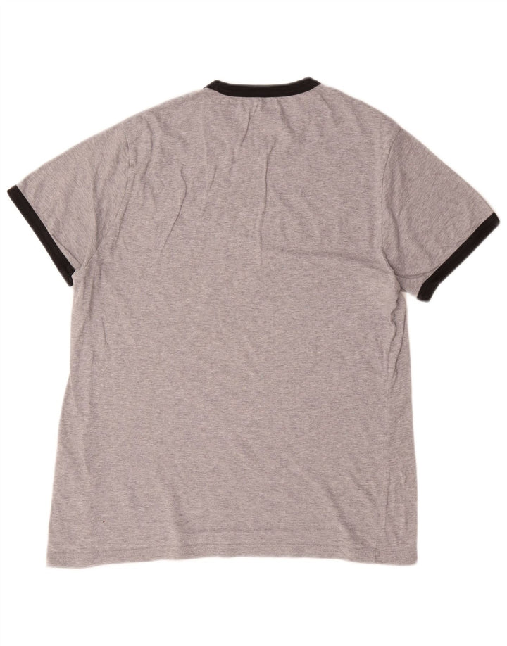 Levi's Mens Graphic T-Shirt Top Large Grey Flecked Cotton