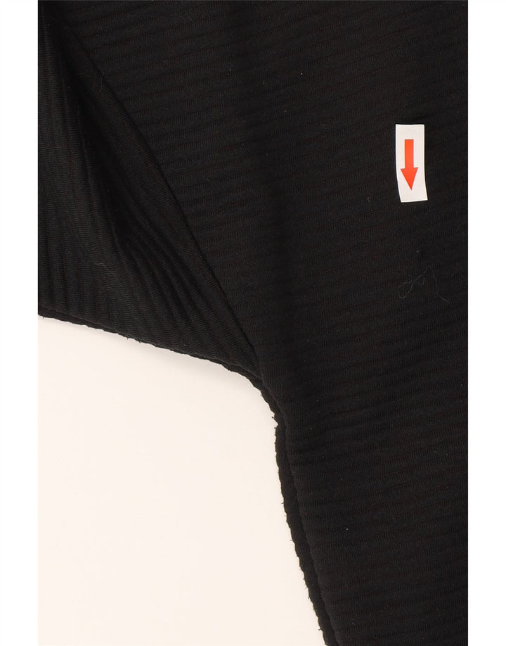 Adidas Boys Zip Hoodie Sweater 13-14 Years Black Polyester
