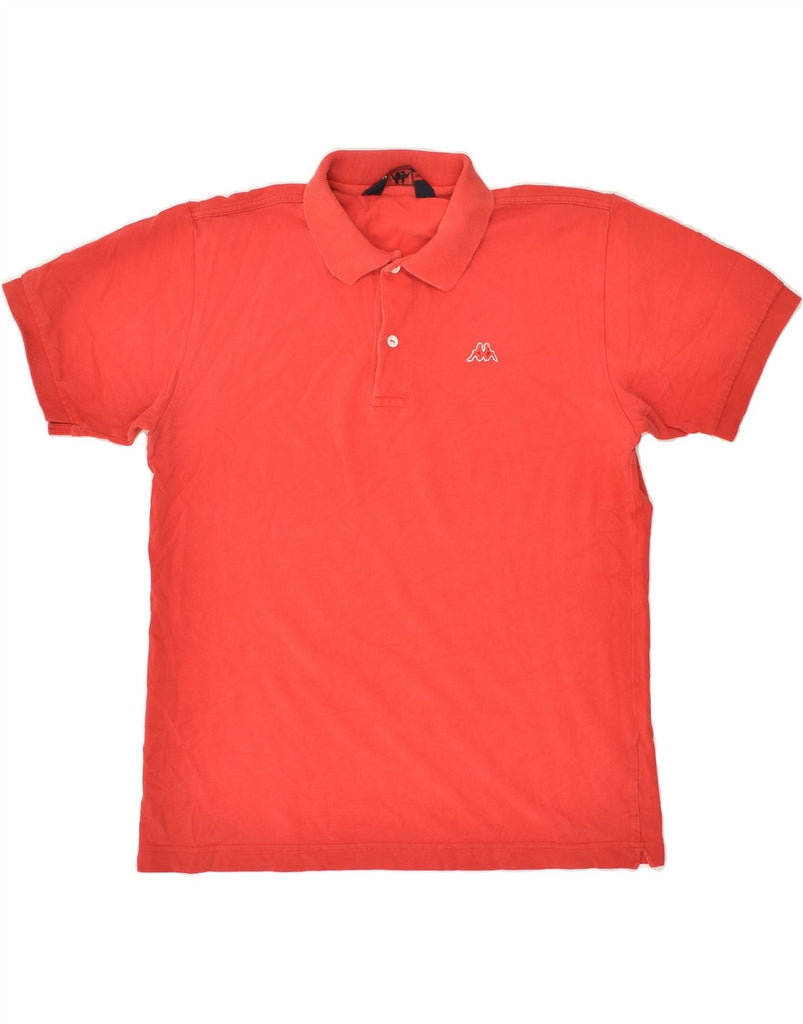 KAPPA Mens Polo Shirt Medium Red Cotton | Vintage Kappa | Thrift | Second-Hand Kappa | Used Clothing | Messina Hembry 