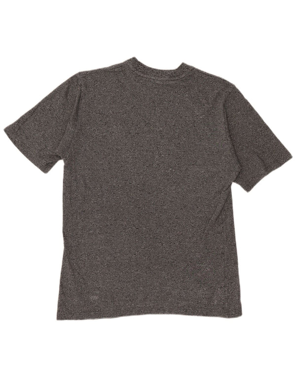 Asics Mens T-Shirt Top Small Grey Flecked Cotton