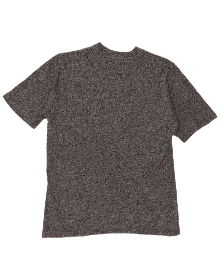 Asics Mens T-Shirt Top Small Grey Flecked Cotton