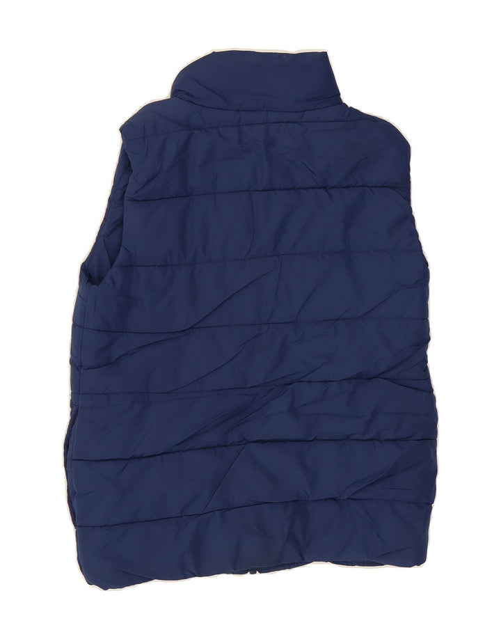 PUMA Boys Padded Gilet 7-8 Years Small  Navy Blue Polyester Vintage Puma and Second-Hand Puma from Messina Hembry 