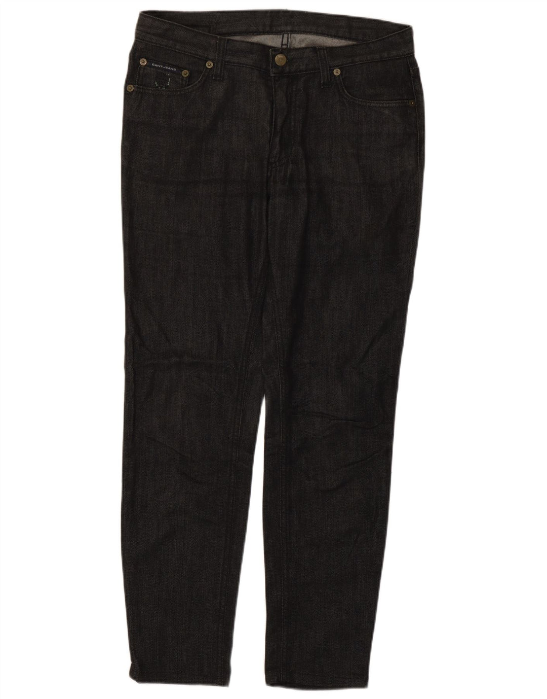 Gant Womens Slim Jeans W32 L27 Grey Cotton