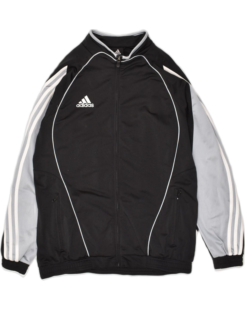 ADIDAS Mens Tracksuit Top Jacket Size 38/40 Medium Black Colourblock | Vintage Adidas | Thrift | Second-Hand Adidas | Used Clothing | Messina Hembry 