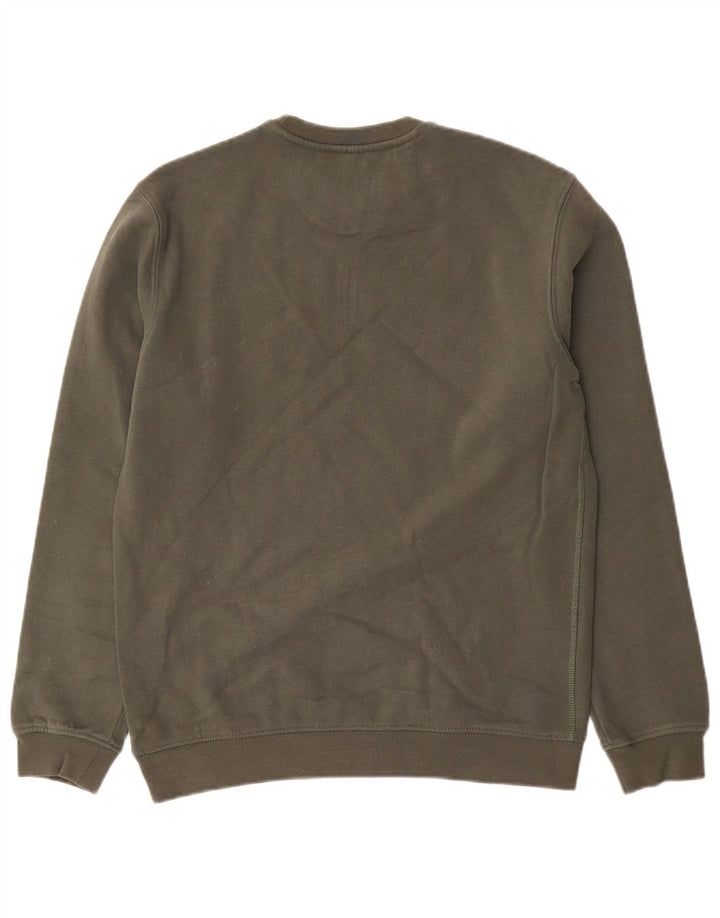 Carrera Mens Graphic Sweatshirt Jumper Small Khaki Cotton