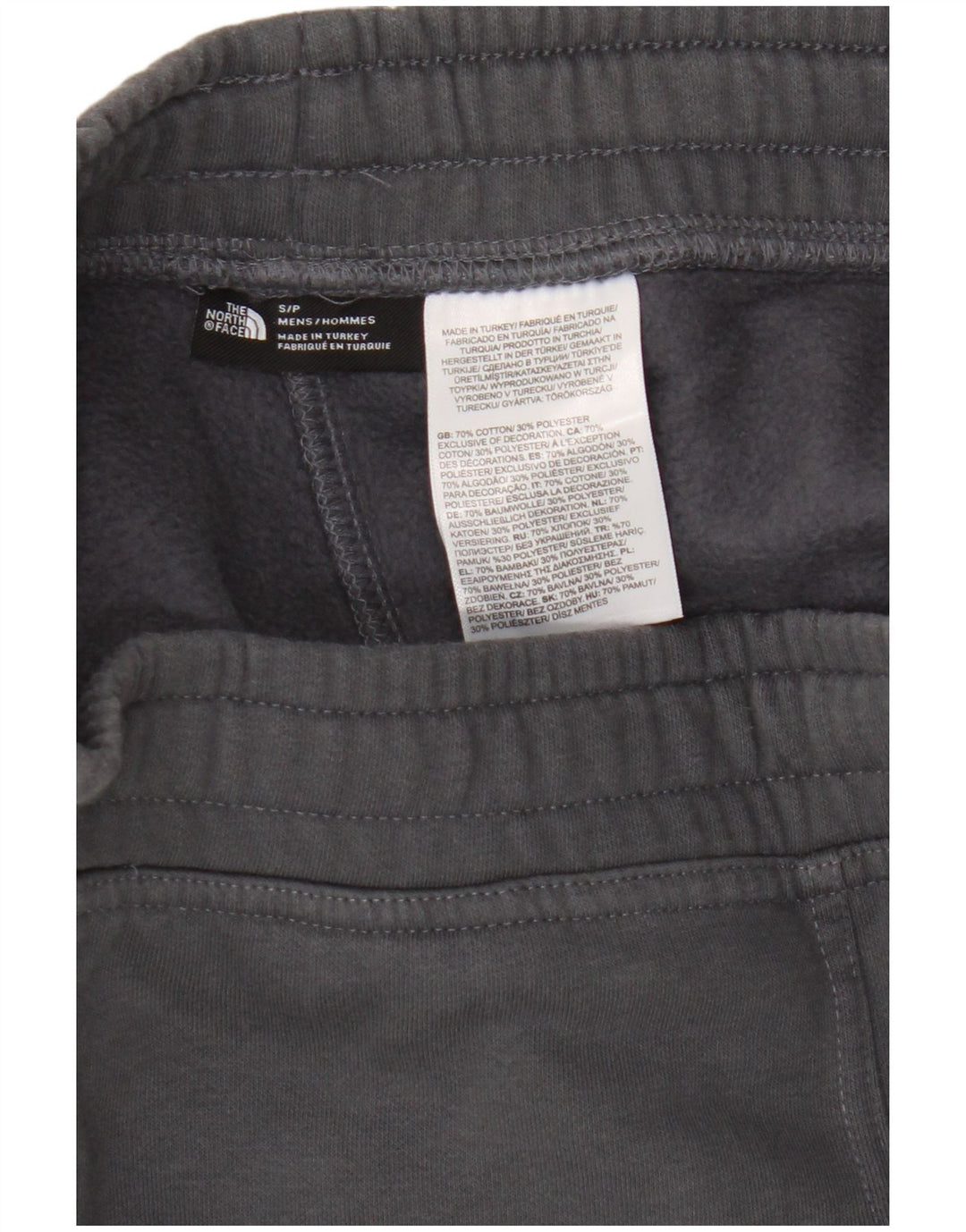 The North Face Mens Tracksuit Trousers Joggers Small Grey Cotton