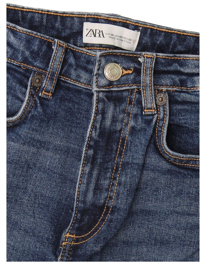 Zara Womens Bootcut Jeans EU 36 XS W26 L25 Navy Blue