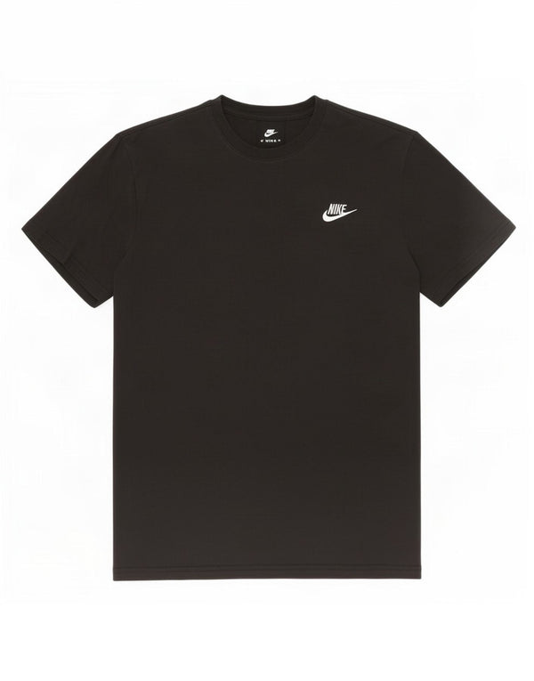 Nike Mens Athletic Cut T-Shirt Top Medium Black Cotton