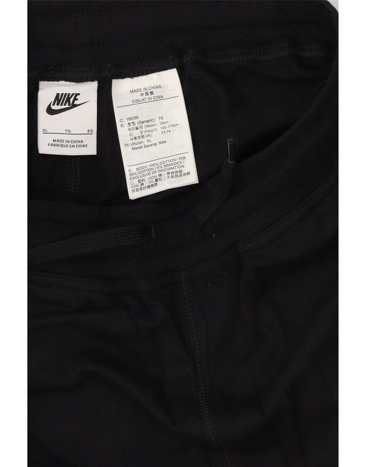 NIKE Mens Graphic Sport Shorts XL  Black Cotton