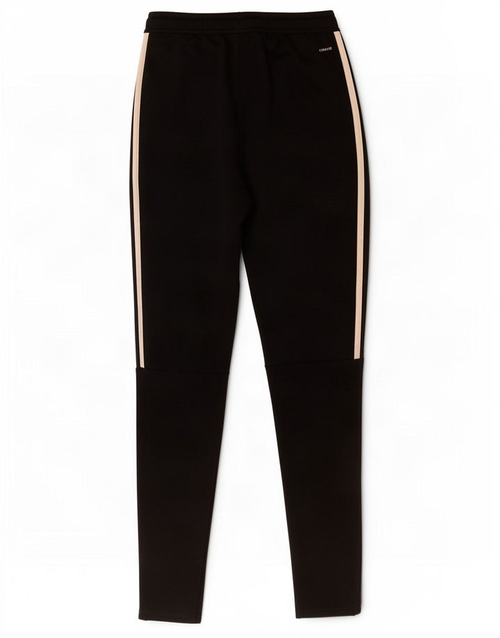 Adidas Mens Tracksuit Trousers Small Black Polyester