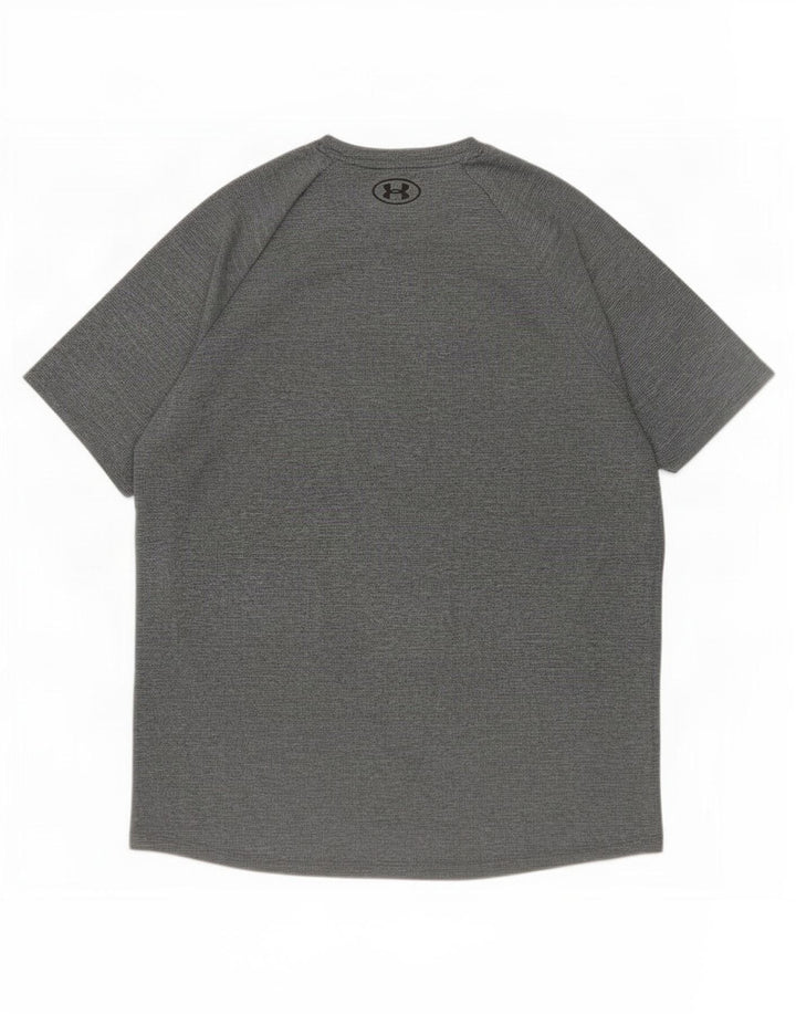 Under Armour Mens T-Shirt Top Medium Grey Flecked