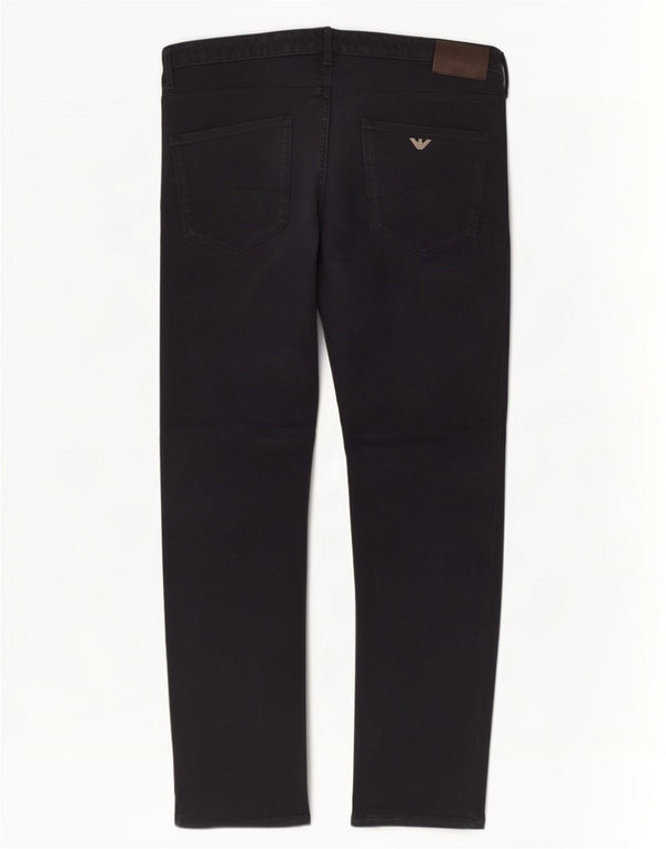 Armani Mens Straight Jeans W34 L32 Navy Blue