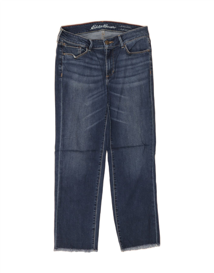 EDDIE BAUER Womens Crop Straight Jeans US 6 Medium W28 L25 Blue Vintage Eddie Bauer and Second-Hand Eddie Bauer from Messina Hembry 