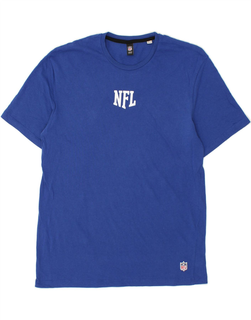 NFL Mens Graphic T-Shirt Top XL Blue Cotton | Vintage NFL | Thrift | Second-Hand NFL | Used Clothing | Messina Hembry 