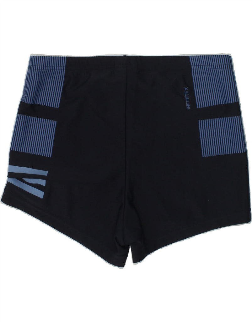 ADIDAS Boys Swimming Shorts 12-13 Years Navy Blue Colourblock Polyamide | Vintage Adidas | Thrift | Second-Hand Adidas | Used Clothing | Messina Hembry 