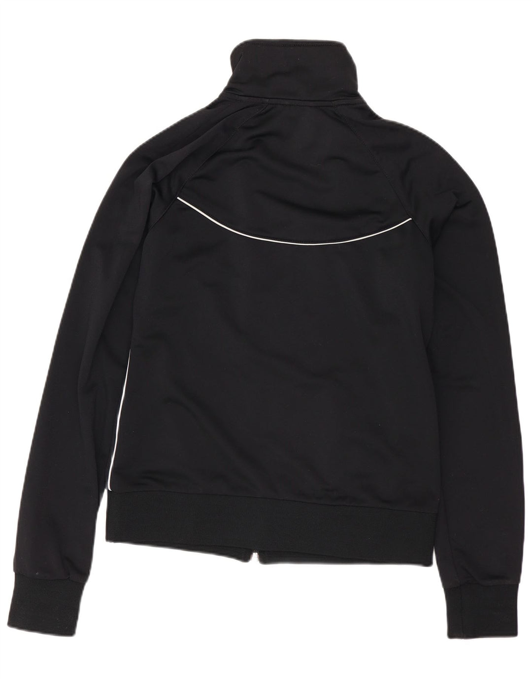 Nike Womens Tracksuit Top Jacket UK 14 Medium Black