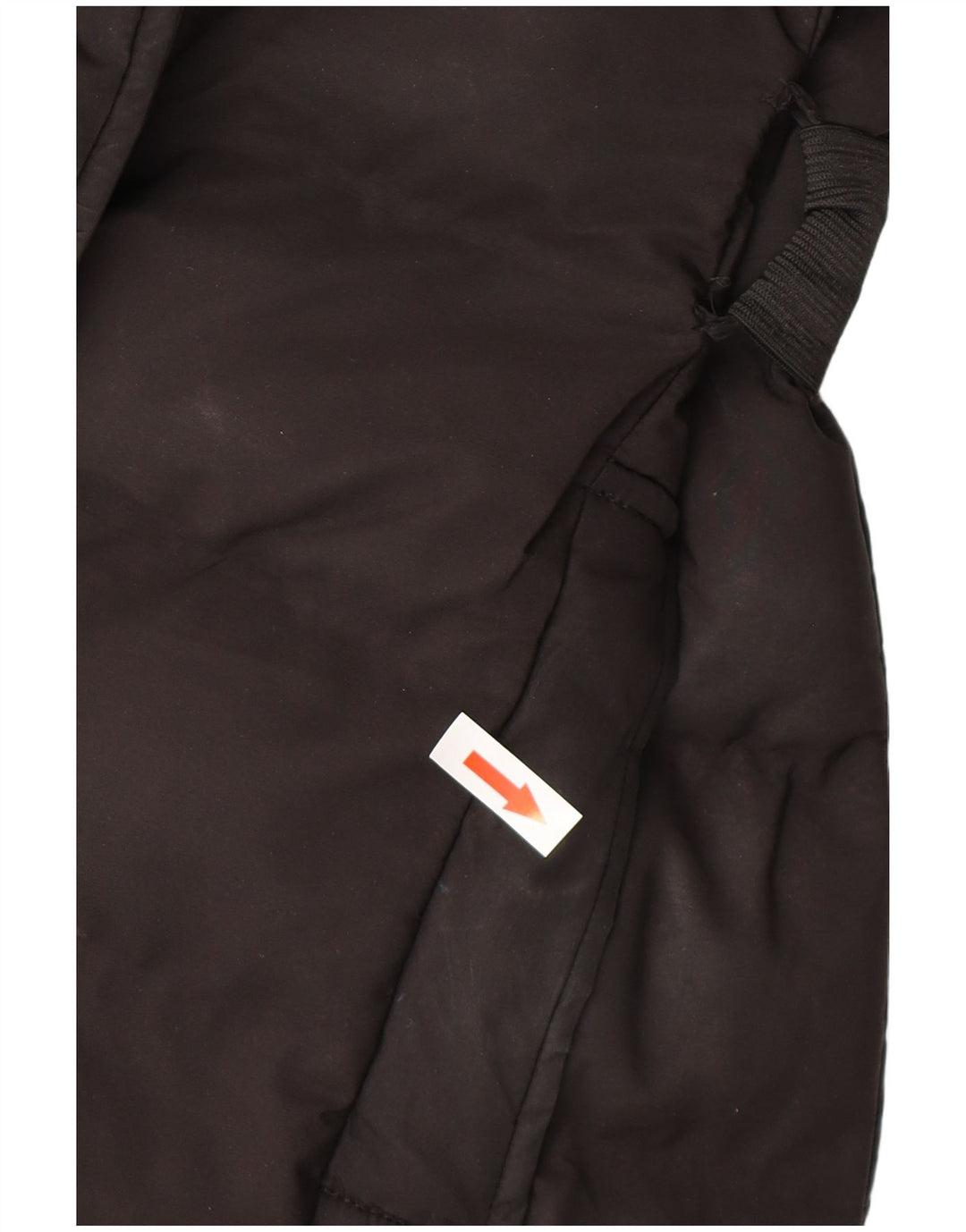 OASIS Womens Hooded Padded Coat UK 12 Medium Black Polyester