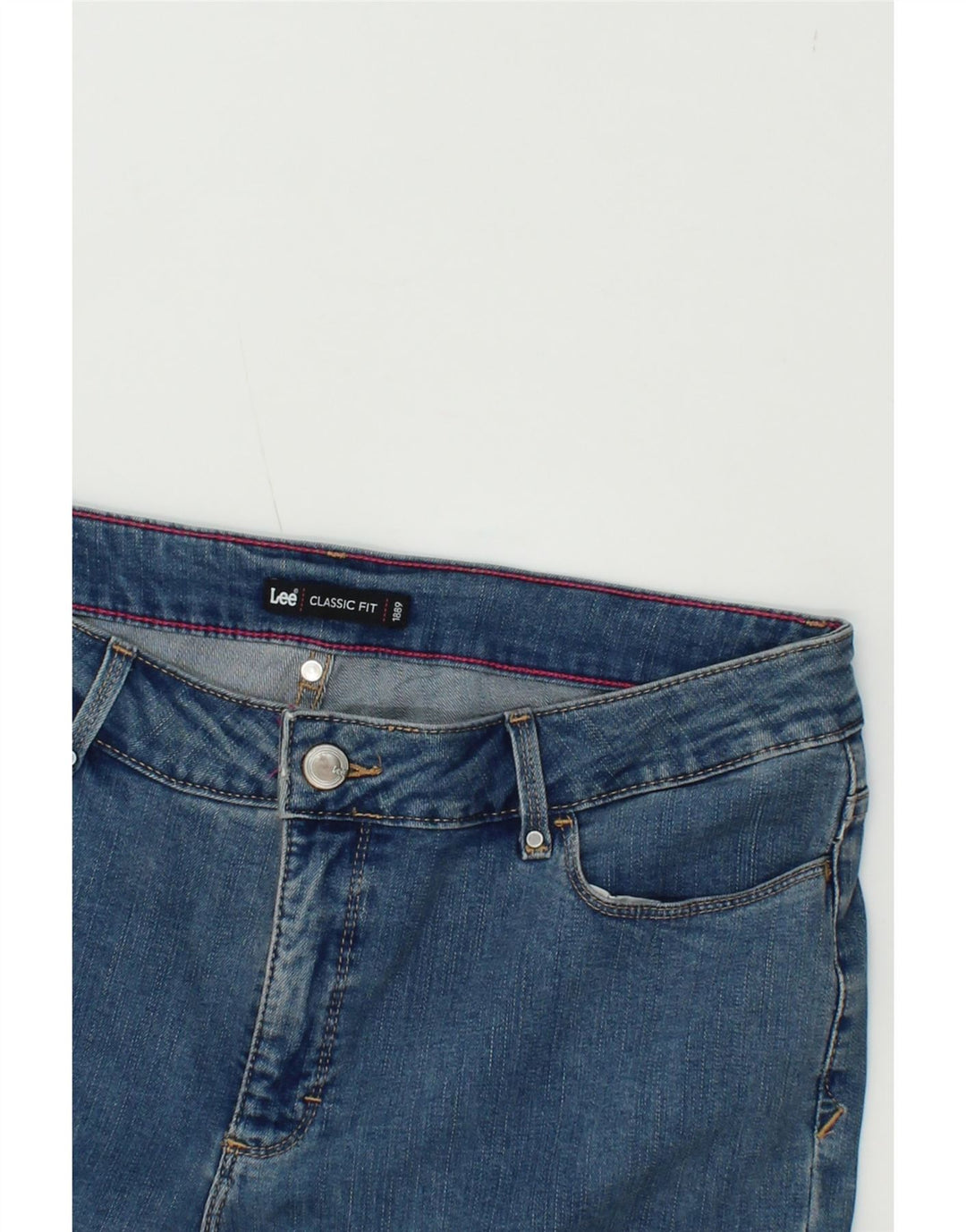 LEE Womens Classic Fit Slim Jeans W36 L31 Blue Cotton Vintage Lee and Second-Hand Lee from Messina Hembry 
