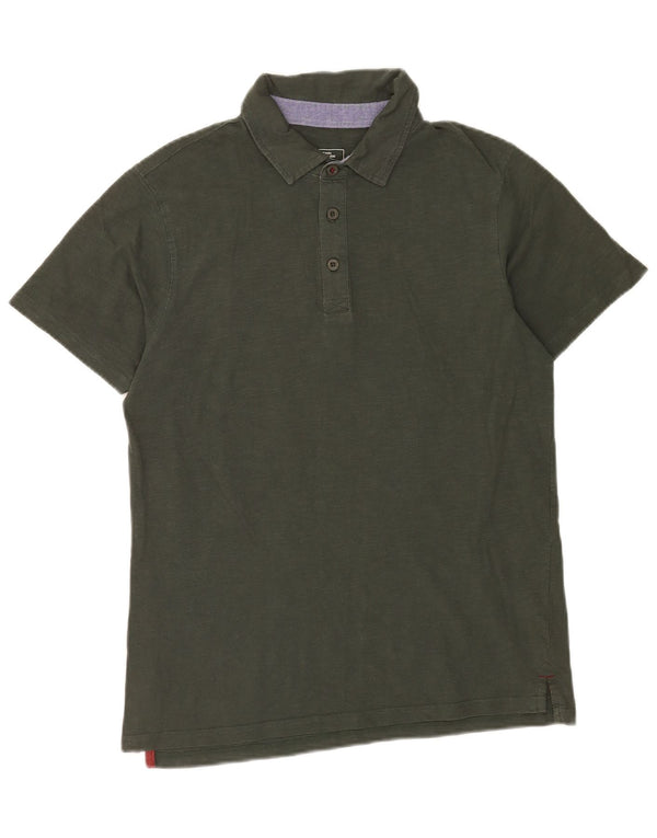 Mountain Warehouse Mens Polo Shirt Small Green Cotton