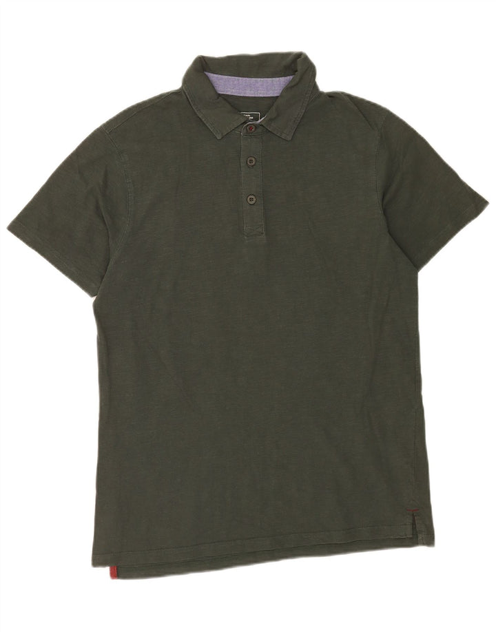 Mountain Warehouse Mens Polo Shirt Small Green Cotton