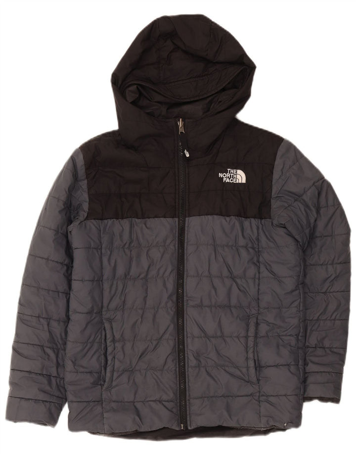 The North Face Boys Hooded Padded Jacket 11-12 Years Grey