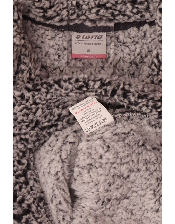 Lotto Womens Fleece Jacket UK 18 XL Grey Colourblock Polyester